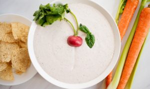 Radish Cream Cheese Dip (Child Favourite!)