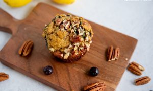 Lemon Blueberry Muffins (Paleo & Gluten Free)