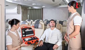 Emirates will provide inflight telemedicine aboard 300 plane