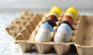Easter Eggs With Pure Egg Dye