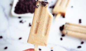 Chocolate Chip Espresso Popsicles