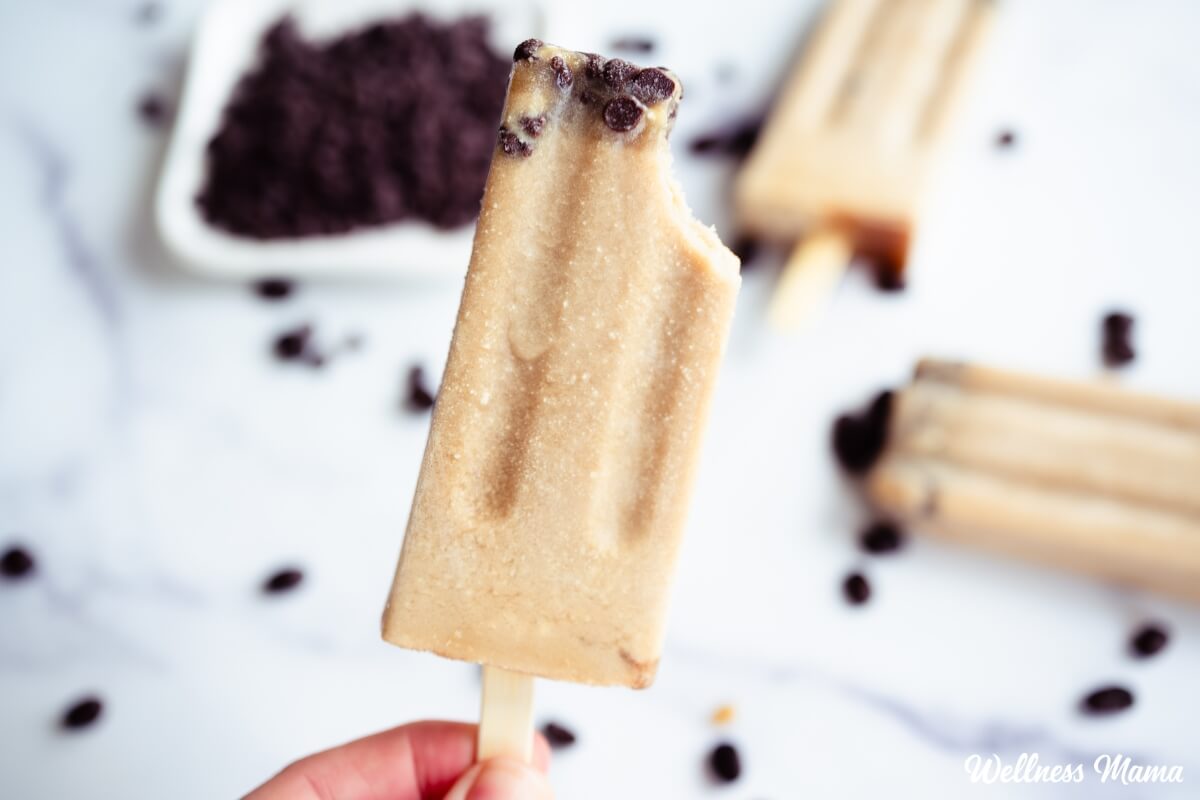 Chocolate Chip Espresso Popsicles